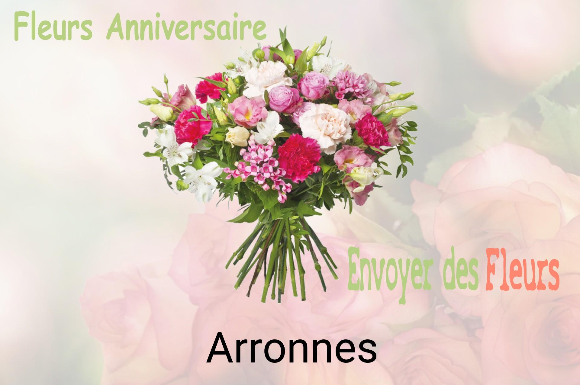 Bouquet de fleurs d’anniversaire livré à Arronnes