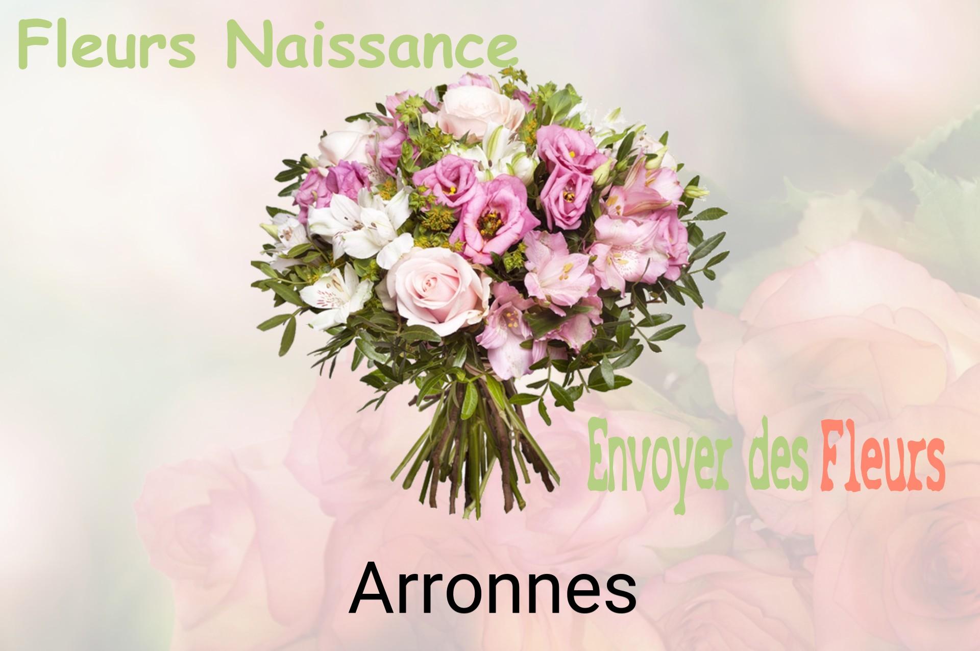 Bouquet de fleurs de naissance livré à Arronnes